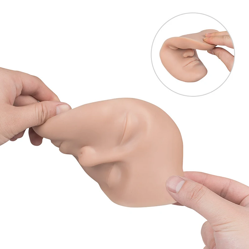 アートメイク用シリコンマイクロブレードマネキンヘッド,顔全体,タトゥー,アートメイク,眉毛,鼻,唇,アイライン