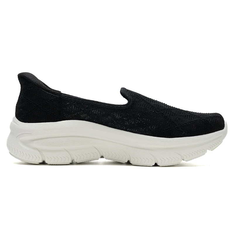Skechers Casual Shoes, Lightweight and Breathable Women's Shoes, Shallow Mouth Single Shoes, Retro Trendy Mom Shoes, Daily Sports Shoes 159287-Blk