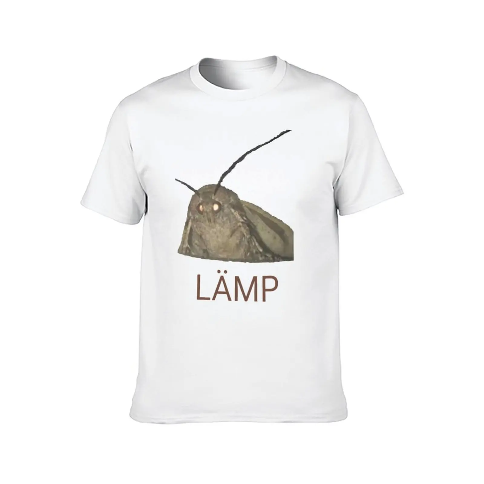 تي شيرت Moth Lamp Meme تي شيرت مطبوع تي شيرت للرجال تي شيرت جرافيك للرجال