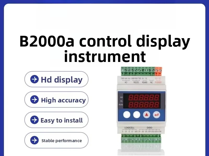 B2000A rail-type pressure sensor display control instrumentation industrial environment use