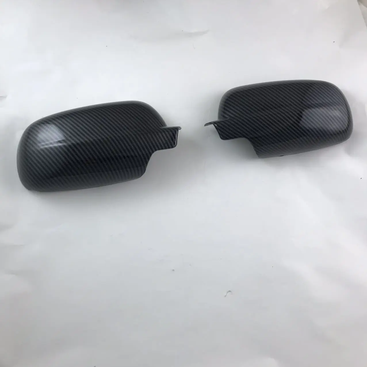 اكسسوارات الرؤية الخلفية للسيارة ملصقات الكربون أغطية المرايا الجانبية نمط معجون الكسوة ل Volkswagen Passat B5 1999 2000 2001 2002 2005