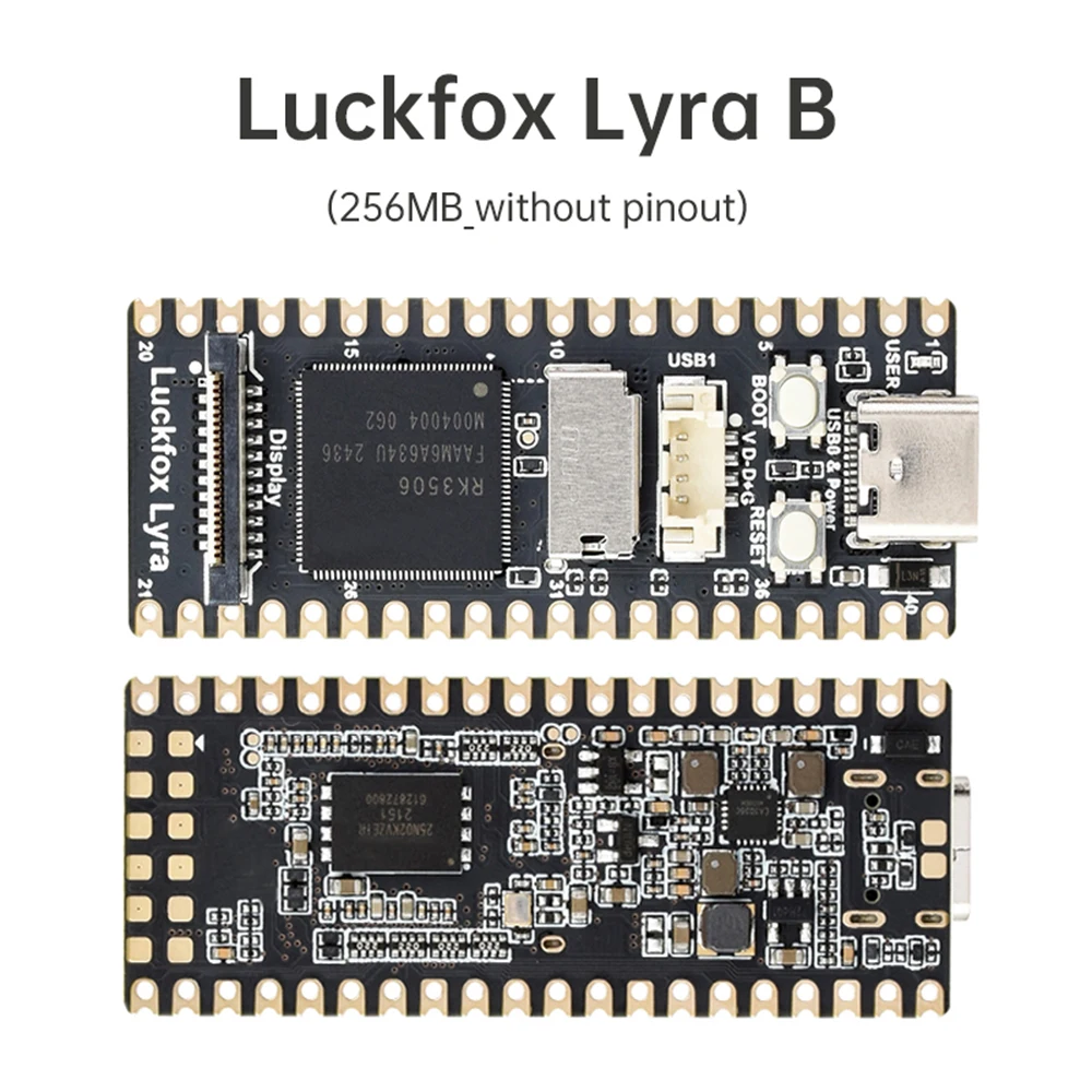 Luckfox Lyra/Luckfox Lyra B Luckfox RK3506G2 Mini scheda di sviluppo Linux Processore a 3 core