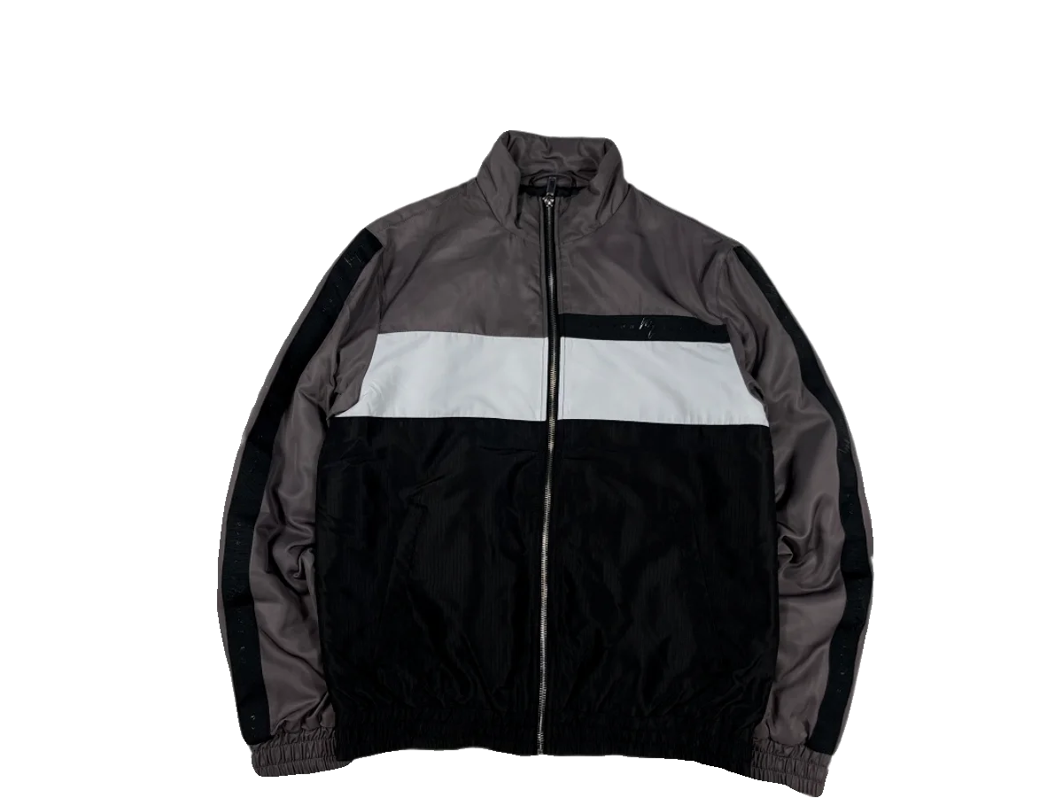 

Men's Spring Autumn Thin ort Cotton Jaet Stand Collar Embellied with Polyester Long Sve Stand Fit Outerwear