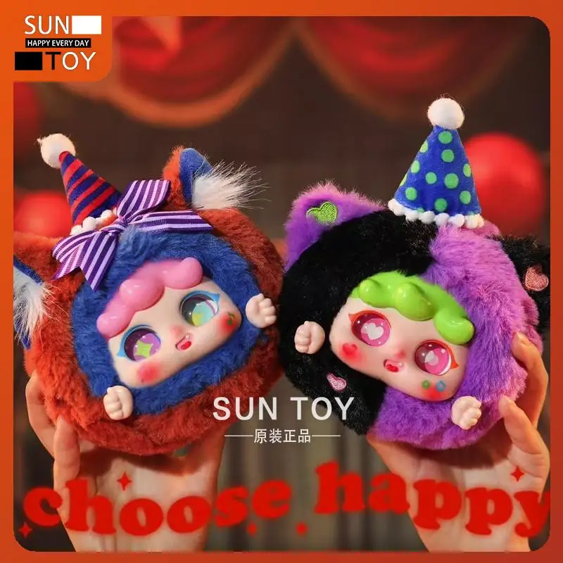 Echt Blind Box Baby Drie Migo Droom Circus Knuffels Kawai Pop Schattige Desktop Ornamenten Decoratie Verrassing Verjaardagscadeaus