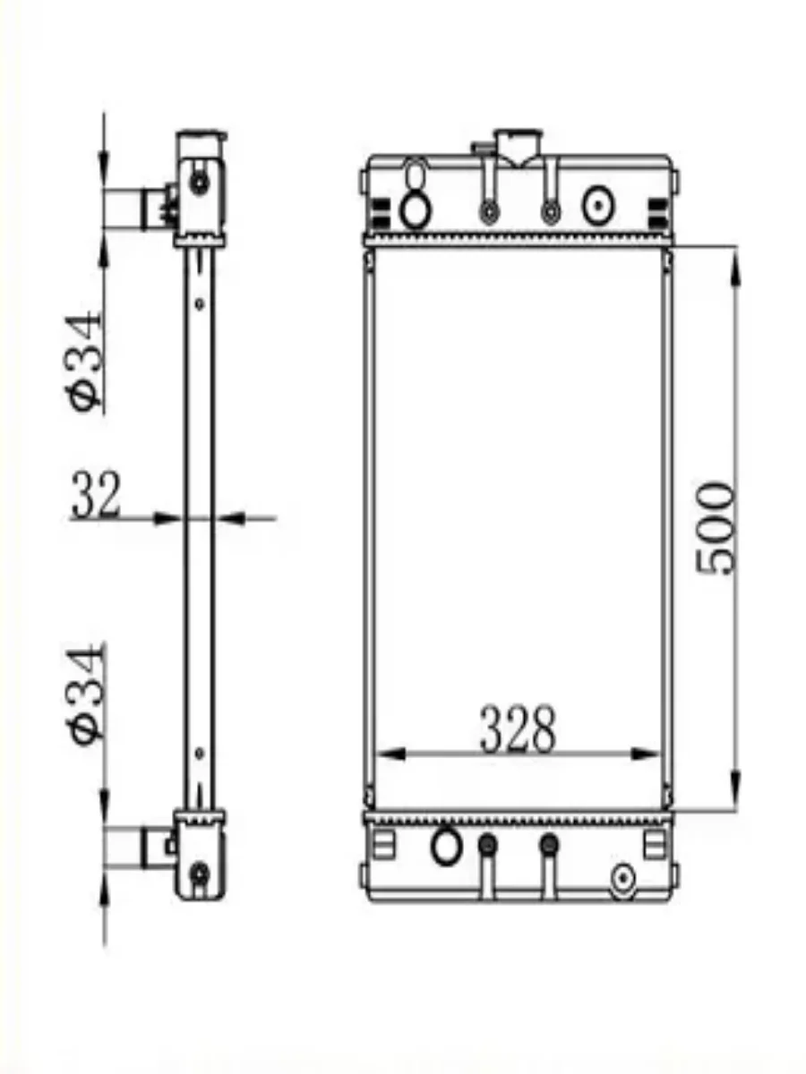 U45506580 Radiators for Perkins Diesel Engine