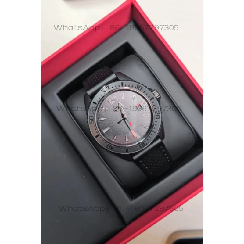 Mechanical Men's Men's Dark Black Dive Watch Diving Style Men's Wristwatch