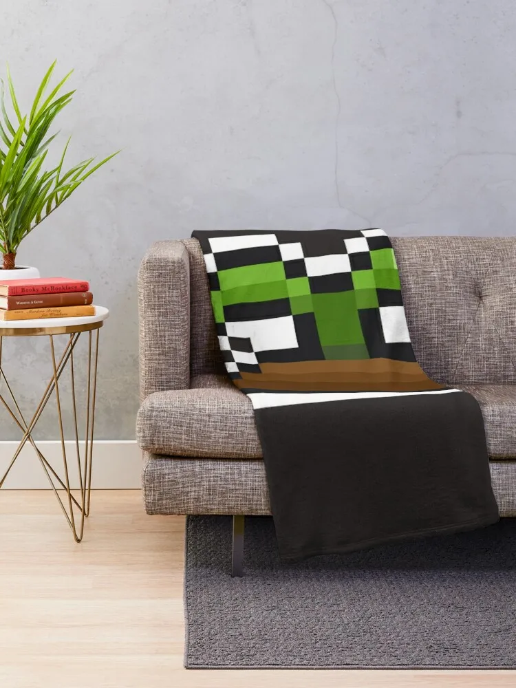 green sprout pixel art Throw Blanket Plaid for babies Blankets