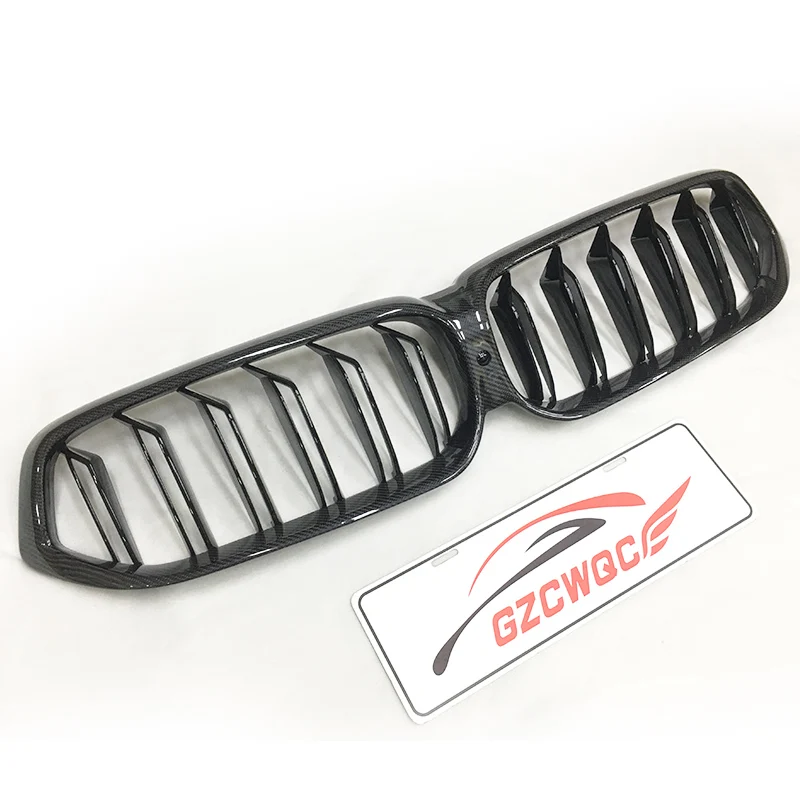

Передняя решетка из углеродного волокна в стиле M для BMW 6 серии G32 GT LCI Sedan 2021 + передний бампер, центральная решетка почек