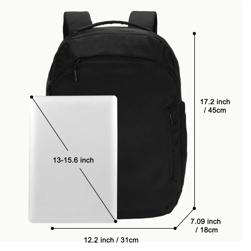 حقيبة السفر للرجال/النساء حقيبة ظهر للأعمال المدرسية حقيبة قابلة للتوسيع سعة كبيرة للكمبيوتر المحمول حقيبة ظهر عصرية مقاومة للماء