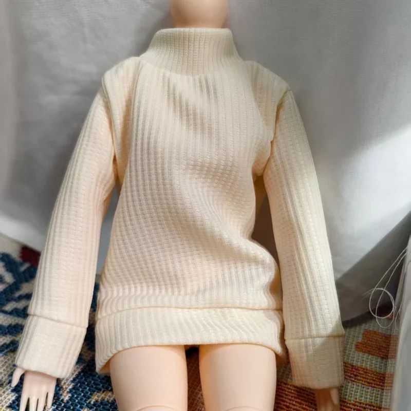 Puppenkleidung für 45 cm große Bjd-Puppe, Stehkragen, Kapuzenpullover, Oberteil, Freizeitkleidung, Anziehspielhaus, Mädchenspielzeug, 1/4 Puppenzubehör, keine Puppe