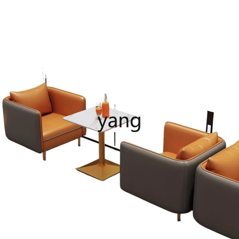 

lmm light luxury coffee shop milk tea 4S shop rest area negotiation reception commercial restaurant booth sofa table