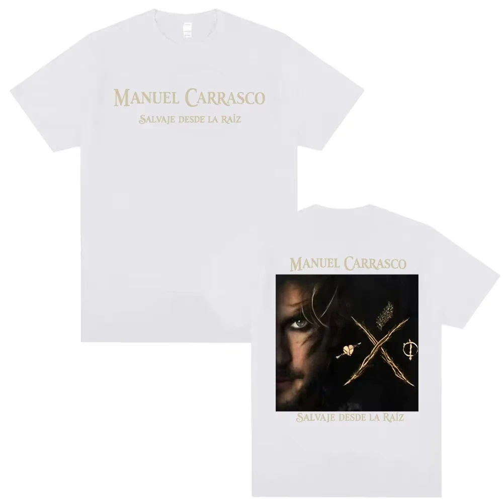 Manuel Carrasco Wild From The Root T-Shirts Salvaje Desde Ia Raiz 2026 Merch T Shirt Men's and Women's Fashion Vintage T-shirt