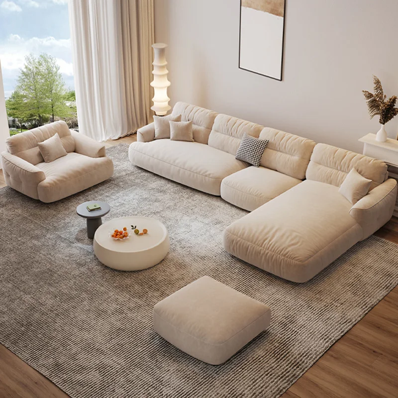 Minimalistyczne sofy do salonu narożnik tkaniny luksusowa sofa segmentowa wygodne sofy wypoczynkowe Modernos Para Sala wystrój pokoju