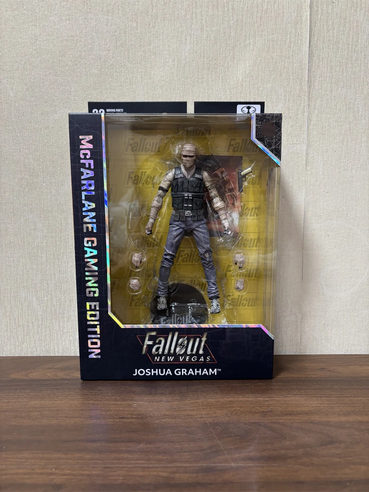 Mcfarlane Toys Kratos/Einherjar Ragnarok/Fallout Joshua Graham New Vegas/T-45/T-60 Paladin Danse 7in Action Figure Model Doll view 6