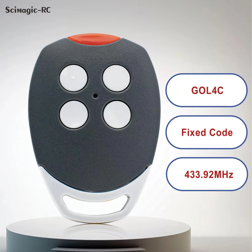 2 Typen für Entrematic Gol4C-Fernbedienung mit festem Code, 433 MHz, 433,92 GOL4C, Garagentoröffner-Fernbedienung, Klon