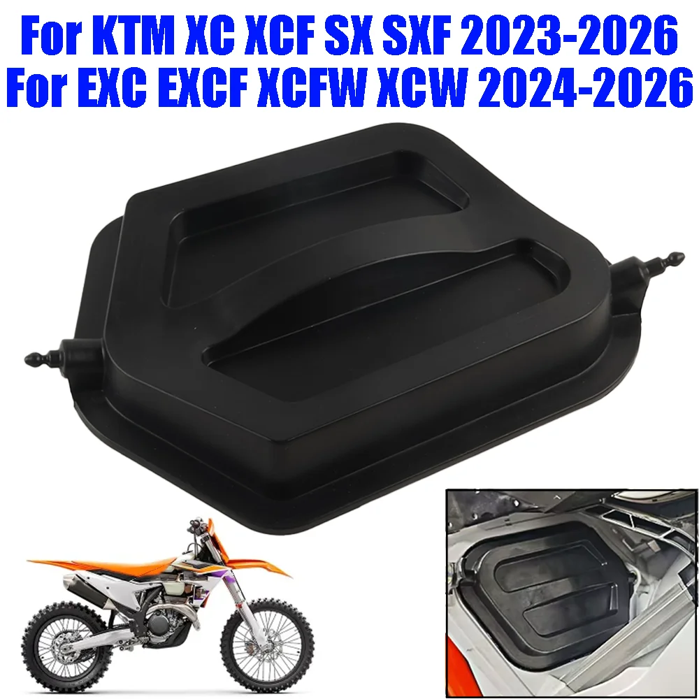 Motorcycle Accessories Air Filter Box Wash Cover For KTM 125 150 250 300 350 450 500 EXC EXCF XC XCF XCFW XCW SX SXF 2024-2026
