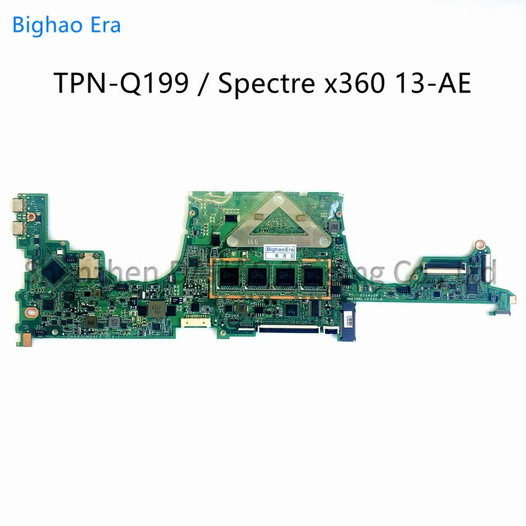 DA0X33MBAF0 For HP TPN-Q199 Spectre X360 13-AE Laptop Motherboard With i5-8250U i7-8550U CPU 8GB/16GB-RAM 941883-601 941884-601