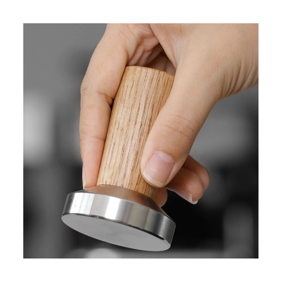 Прессоратор для кофемашины Темпер для кофе Штамп для эспрессо: Темпер для кофе из настоящего дерева