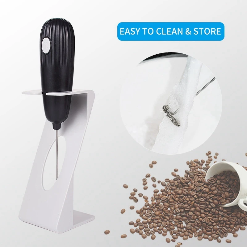 Milk Frother Handheld Electric Whisk Foamer Maker for Coffee Latte Hot Chocolate Cappuccino Egg Mixer Blender