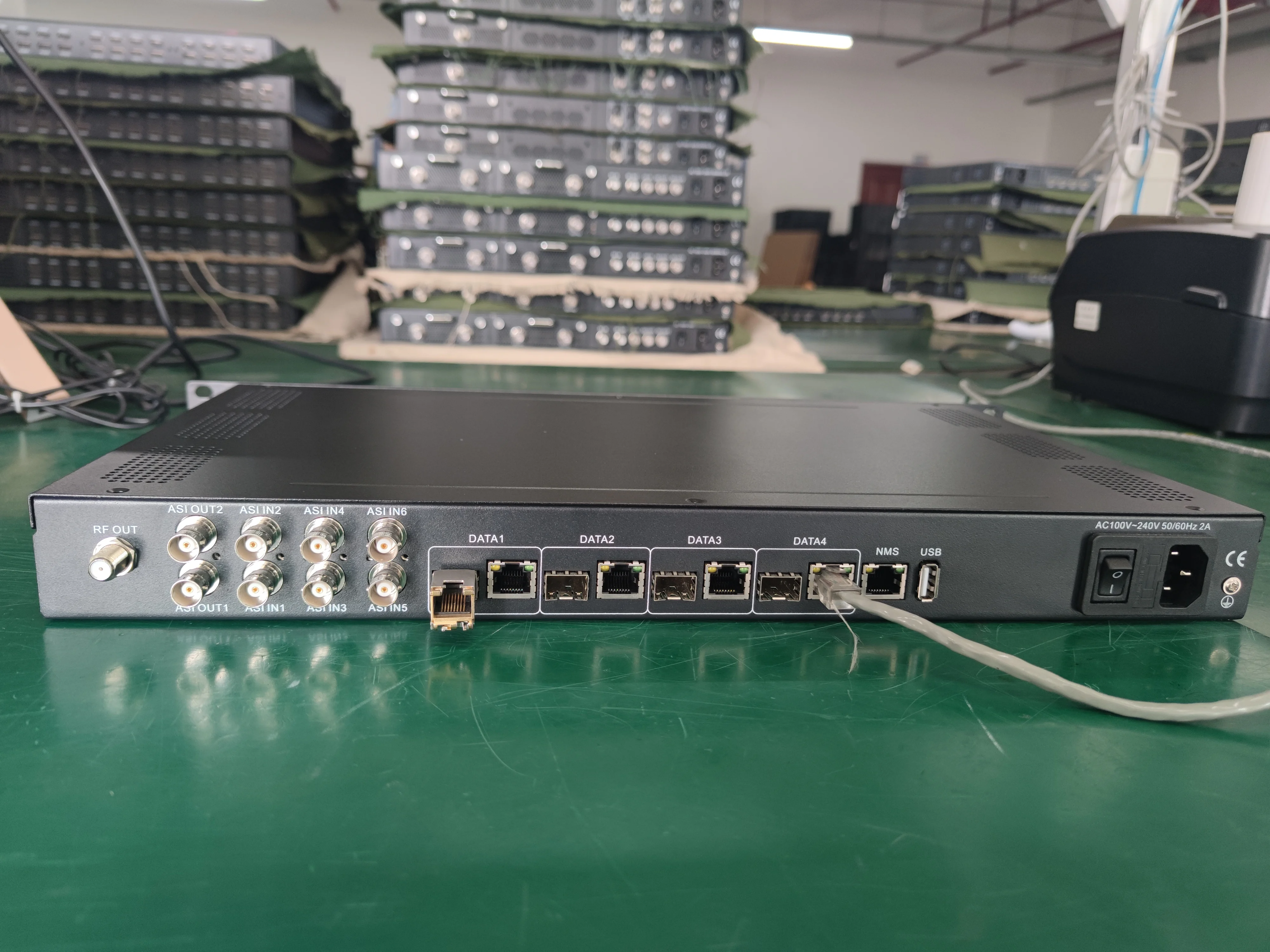 3308M -16RF مخرج IP إلى Isdbt Modulator Digital IPTV إلى ISDBT IP/ASI إلى 16 حاملًا Rf ISDB-T Modulator (DVB-T DVB-C اختياري) #5