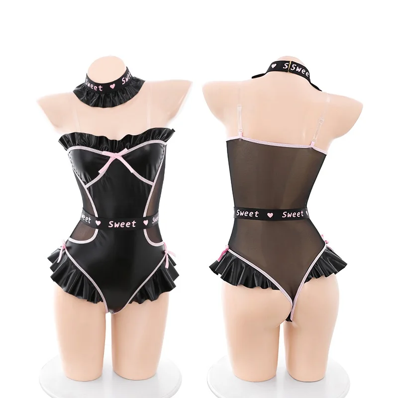 

New Women's Sexy Roleplay Bunny Girl Lingerie Bodysuit Adult Lady Halloween Dress Up Party Cosplay Costumes Spicy Pu Outfits