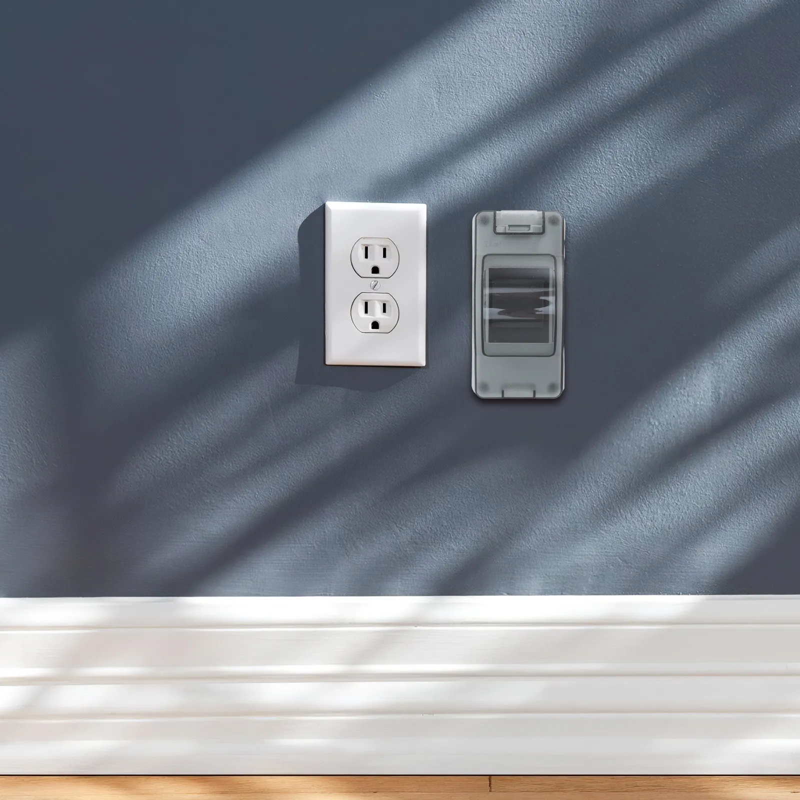Outdoor Waterproof Electrical Junction Box Flip Cover Transparent Weatherproof Circuit Breaker Panel Surface Mounted Home