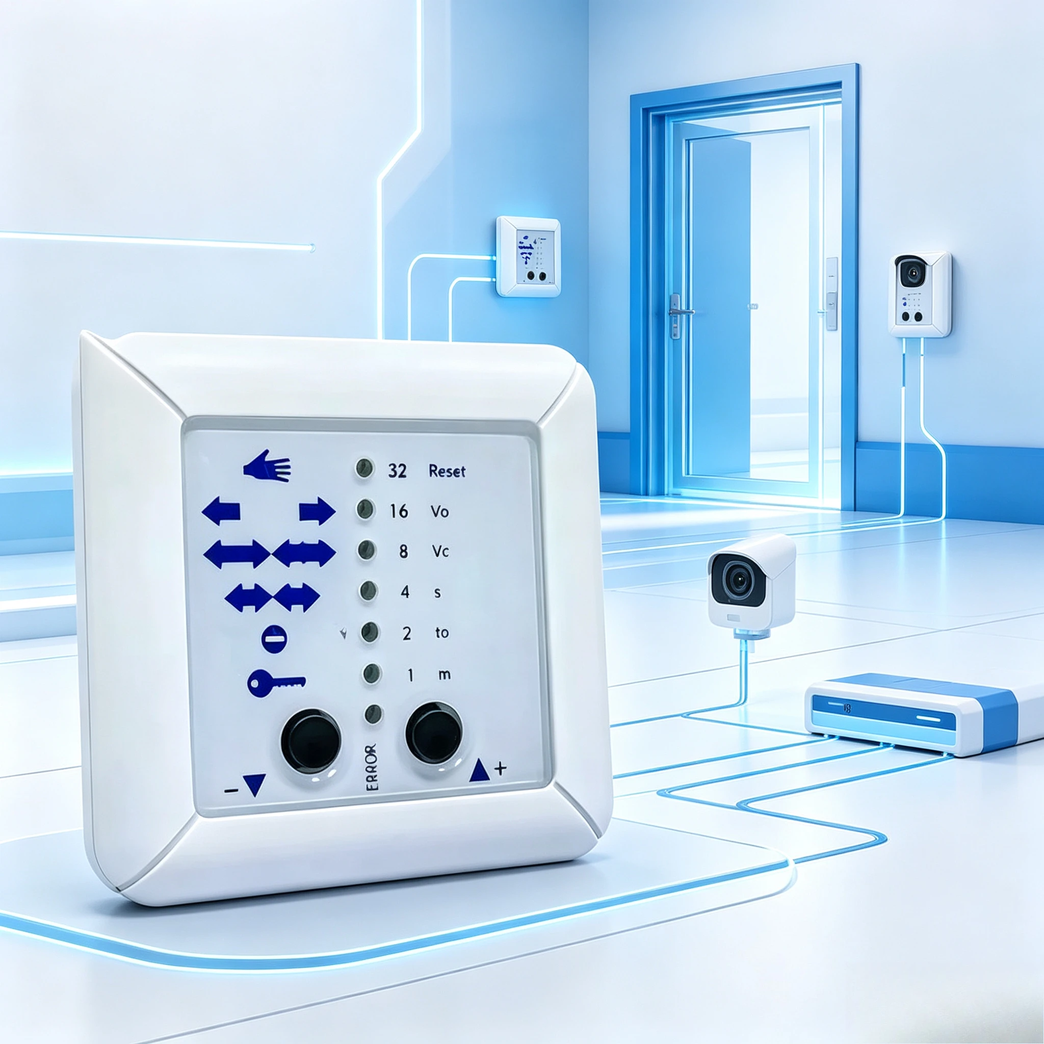 For EC100 SLM Automatic Door Control Panel Replacement Accessory, Simple Installation Structure for Automatic Door System