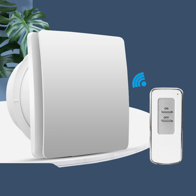 4/6 بوصة عالية السرعة العادم مروحة المرحاض المطبخ الحمام معلقة جدار نافذة التهوية النازع مع جهاز التحكم عن بعد