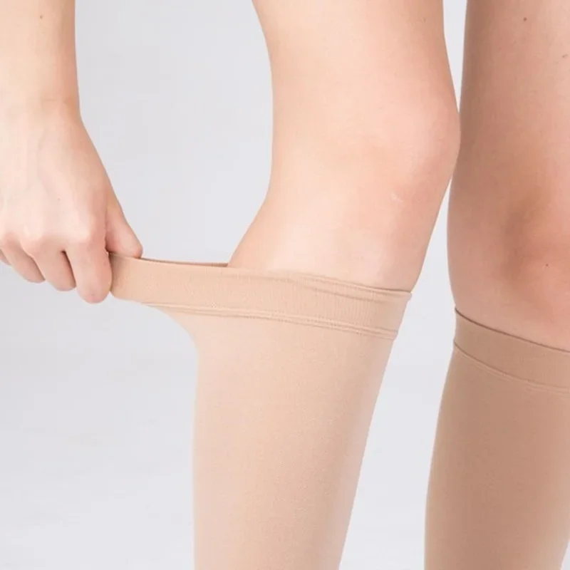 1/2 paires de chaussettes médicales pour varices, chaussettes élastiques, soutien des jambes, tibia, soulagement de la Fatigue, chauffe-jambes, manchon de Compression