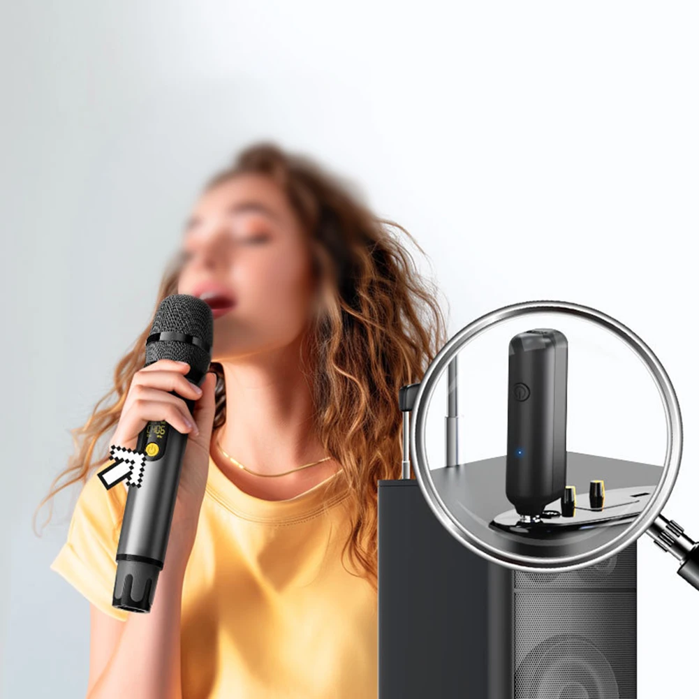 Microphone Handheld Microphone Black Large Capacity Battery Ultra-long Standby 10 Hours 255*72*63mm/255*95*73mm