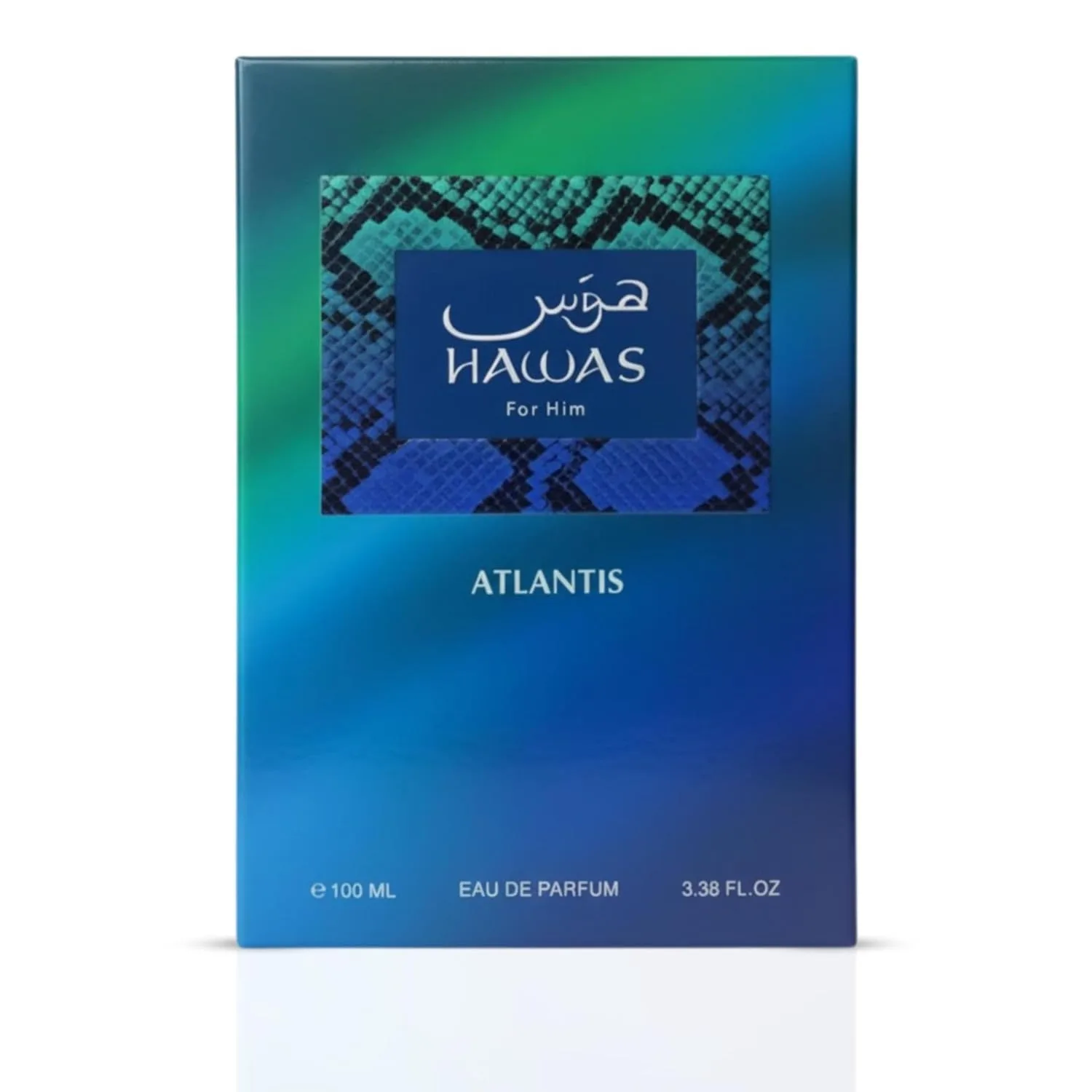 RASASI Hawas Atlantis, 3.4 oz Fresh Scent, Lemon, Apple, Watery Notes, Driftwood, Eau De Parfum for Men view 5