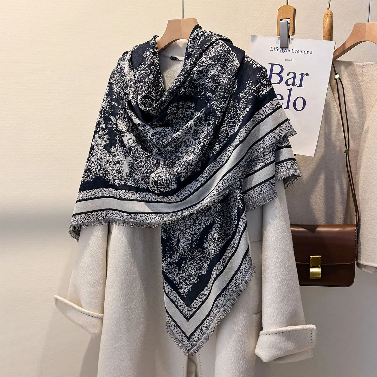 

Осень-зима теплый шарф утолщенная кашемировая шаль для мужчин и женщин модельер накидка платок Bufandas пончо шарфы роскошная одежда