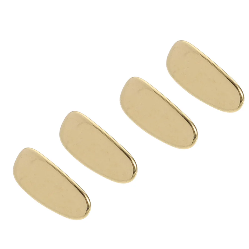 

4Pcs Titanium Nose Pads for Glasses Golden Eyeglass Nose Gasket Universal Fit Anti-Slip Comfortable High-Grade Material