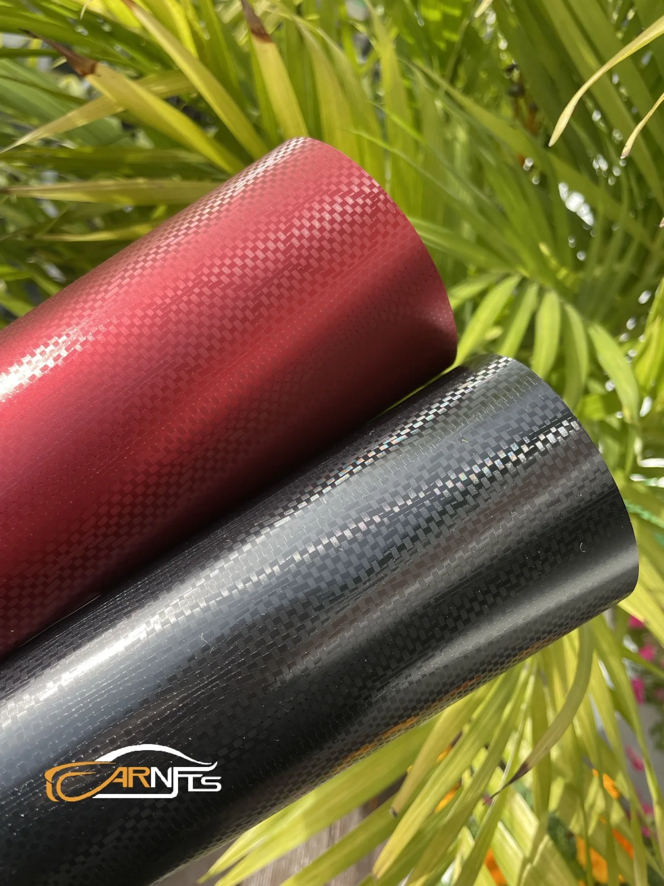 ฟิล์มไวนิลคาร์บอนไฟเบอร์ขายตรงจากโรงงาน แบบมีกาวในตัว ซ่อมแซมตัวเองได้ ผิวมันเงา ป้องกันรอยขีดข่วน สำหรับตกแต่งตัวถังรถยนต์