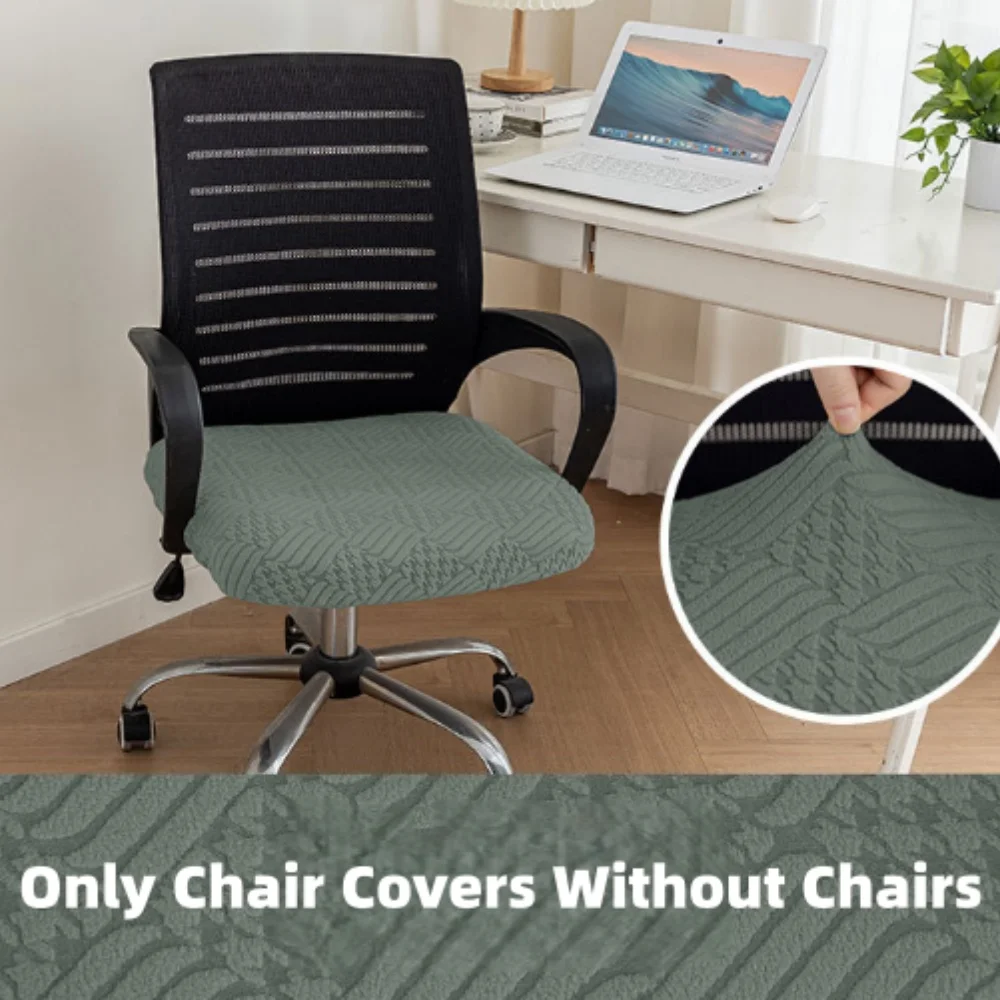 1PC Office Chair Cover Waterproof Chair Cover Computer Chair Slipcovers Anti-dirty Rotating Gaming Seat Cover Protectors