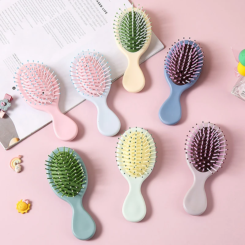 Portable Pocket Hair Comb Salon Styling Hairbrush Shampoo Brush Massager Hair Comb Horsehair Comb Fashion Styling Tool Health