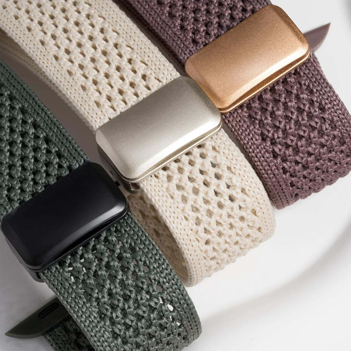 النايلون المغناطيسي الفرقة لساعة أبل 45 مللي متر 41 مللي متر 44 40 مللي متر سلسلة 11 10 46 42 مللي متر لينة سوار ل IWatch الترا 49 مللي متر 9 7 8 6 5 4 حزام #5