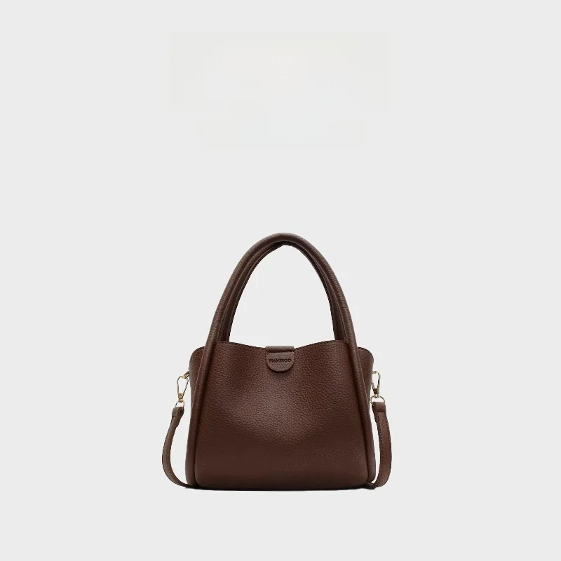 

Fashionable Casual Bucket Bag Handbag Work Bag BaoPo Soft Handle Women's Bag Single Strap Magnetic Buckle Closure China Made