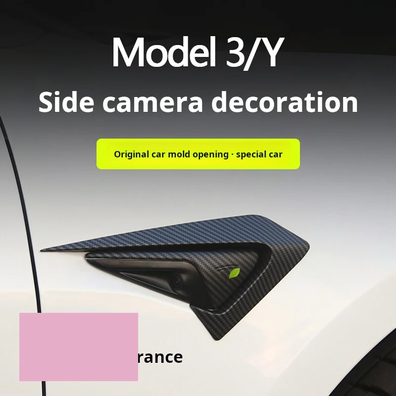 

For Tesla Model3/Y Side camera protective cover spoiler decorative cover modified decorative cars accessories