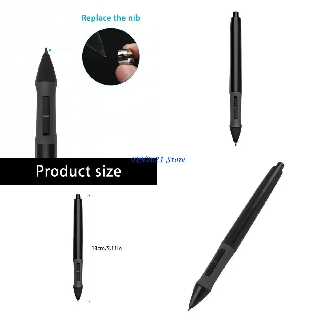 

F3KE PEN68 Настраиваемая ручка для рисования с кнопкой включения/выключения и совместимостью с батареями 3А, давление 2048