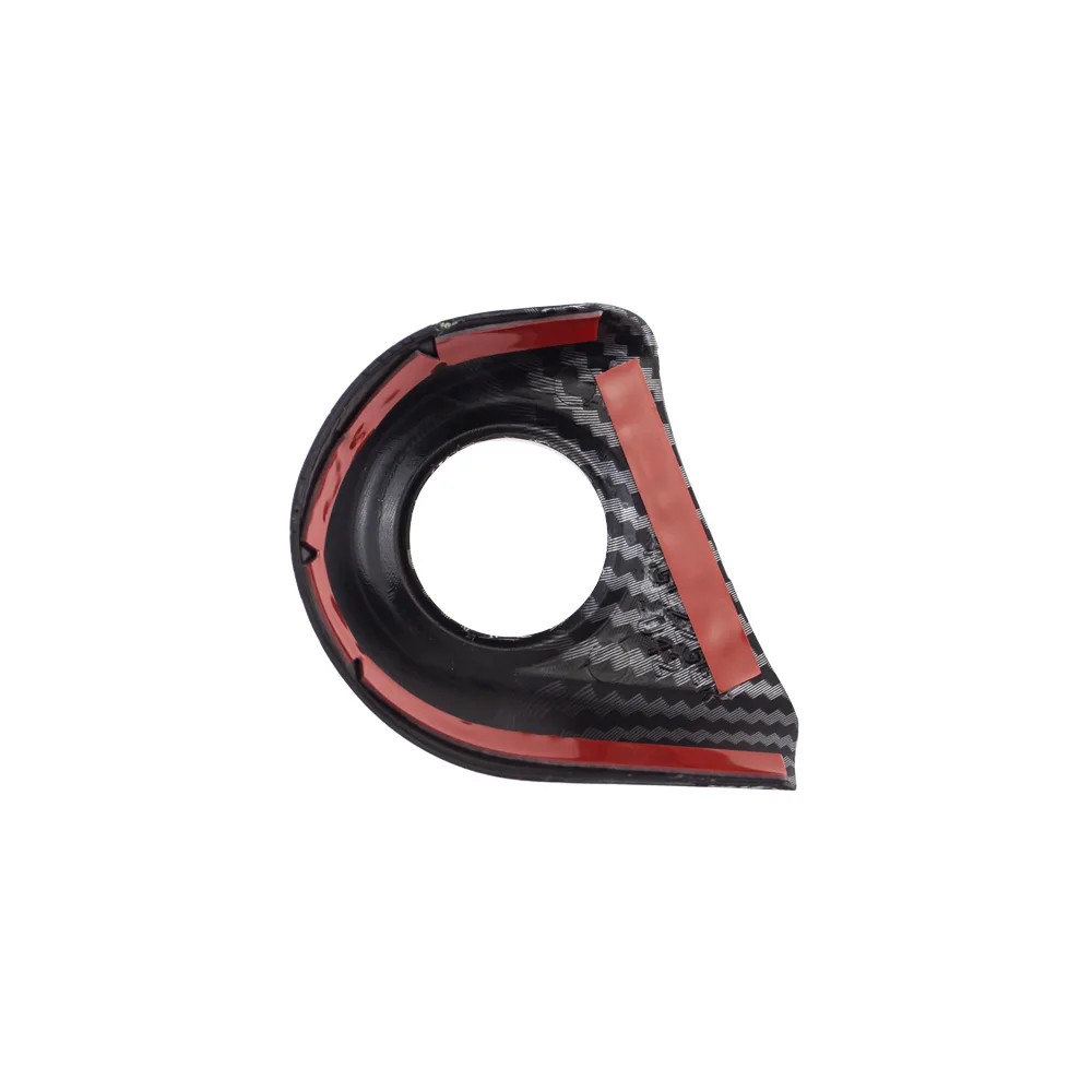 1pc ABS Carbon Fiber Color Red Engine Start Stop Button Frame Trim Cover for Ford Ranger Everest 2023