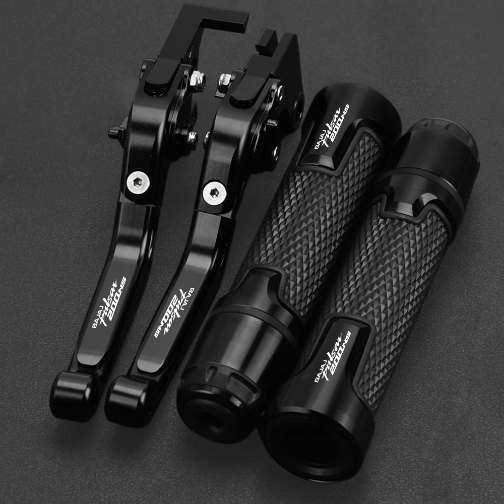 FOR BajajPulsaR200NS AllYeaRs 2023 2022 2021 Motorcycle Handlebar Hand grips Adjustable Foldable Extendable Brake Clutch Lever