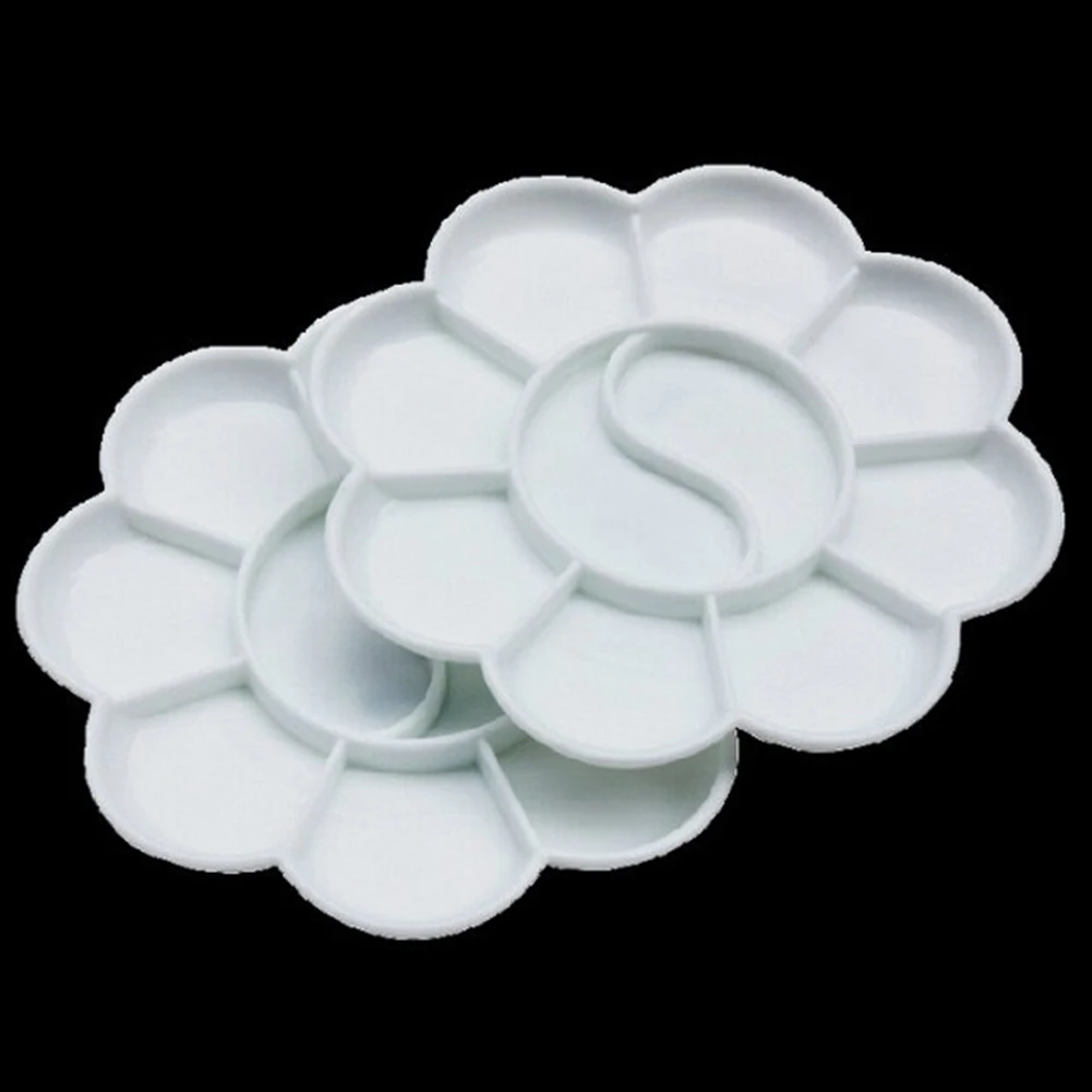 Estudiante Escuela Fácil de limpiar Redondo Hogar Portátil Accesorios Profesionales Principiantes Dibujo Paleta de Colores