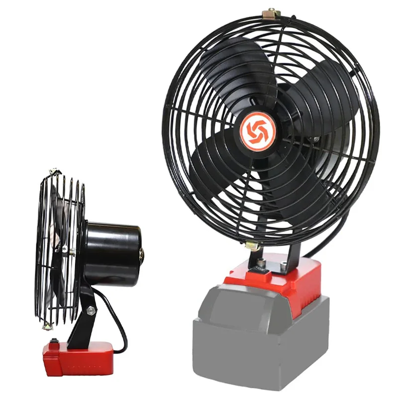 

Cordless Jobsite Fan for Milwaukee 18V Li-ion Battery Portable 2-Speed Cooling Fan for Outdoor Working Camping