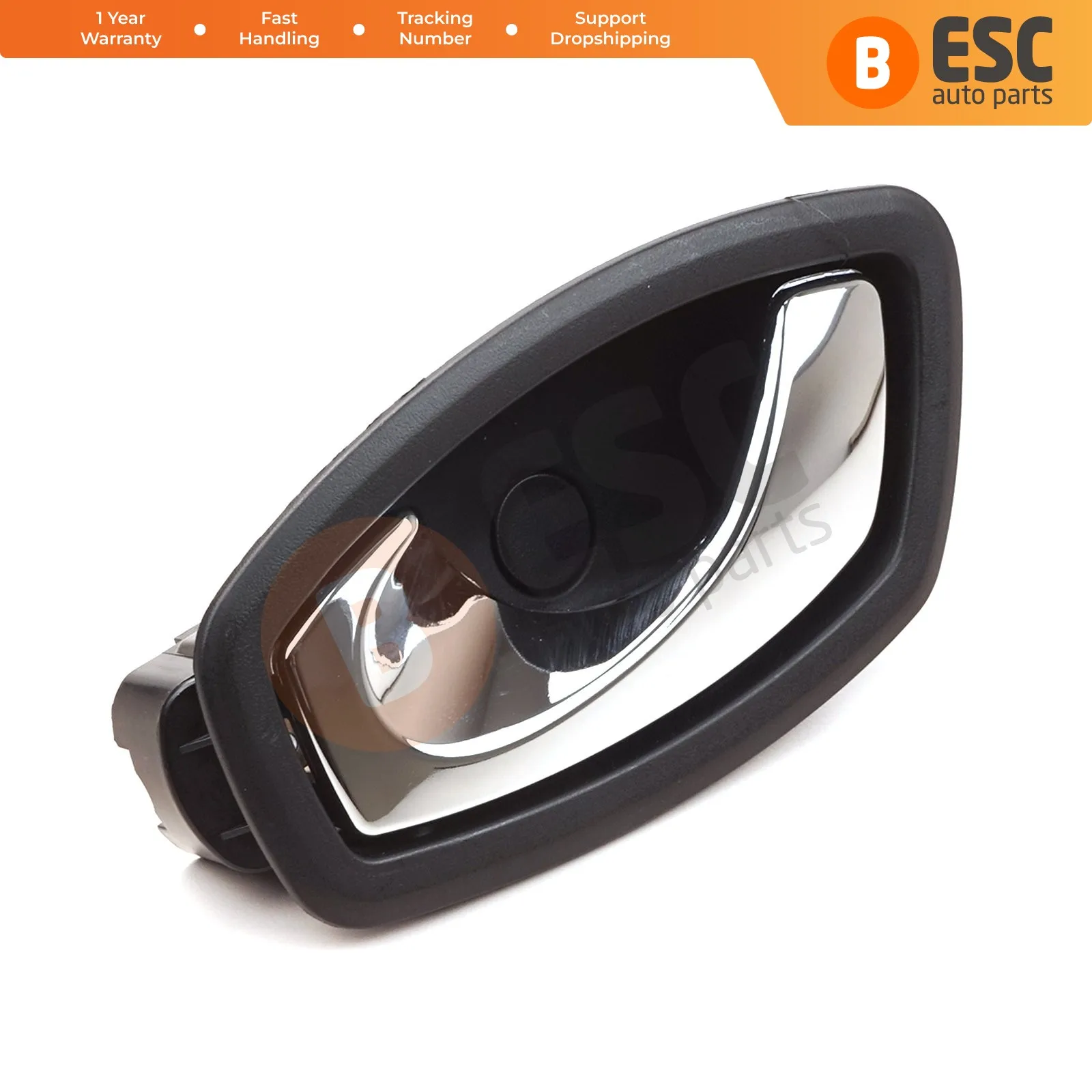 

EDP1178 Interior Left Door Handle 806720001R Chrome Color Plastic for Renault Fluence Megane Scenic MK3 Clio MK4 Captur