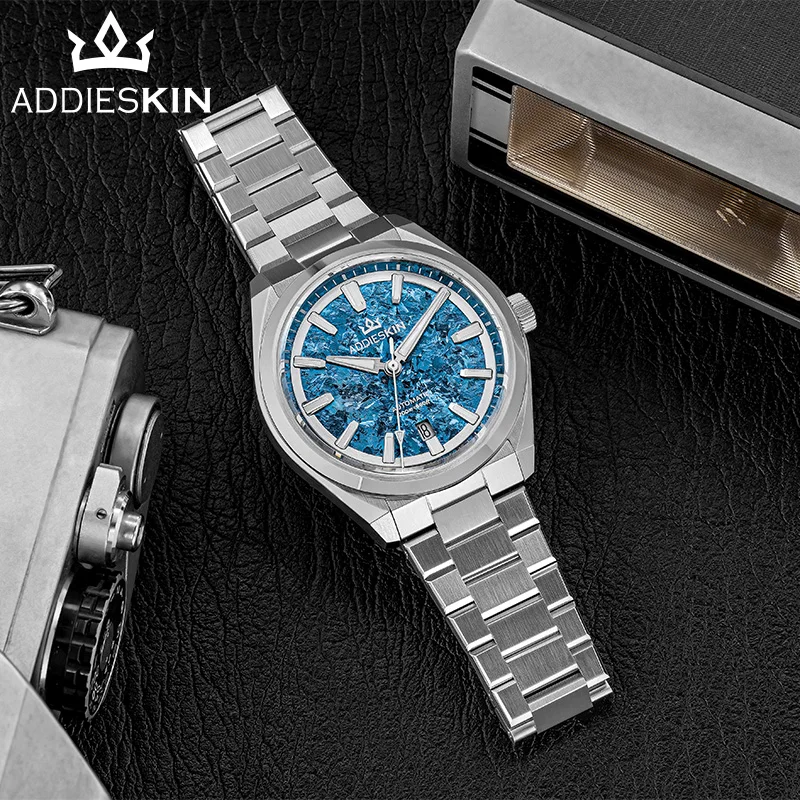 AddiesKIN Men's Watch BGW9 Super Luminous Sapphire Glass Ice Crystal Titanium Dial 20Bar Diver K006  Mechanical Automatic Watch view 4