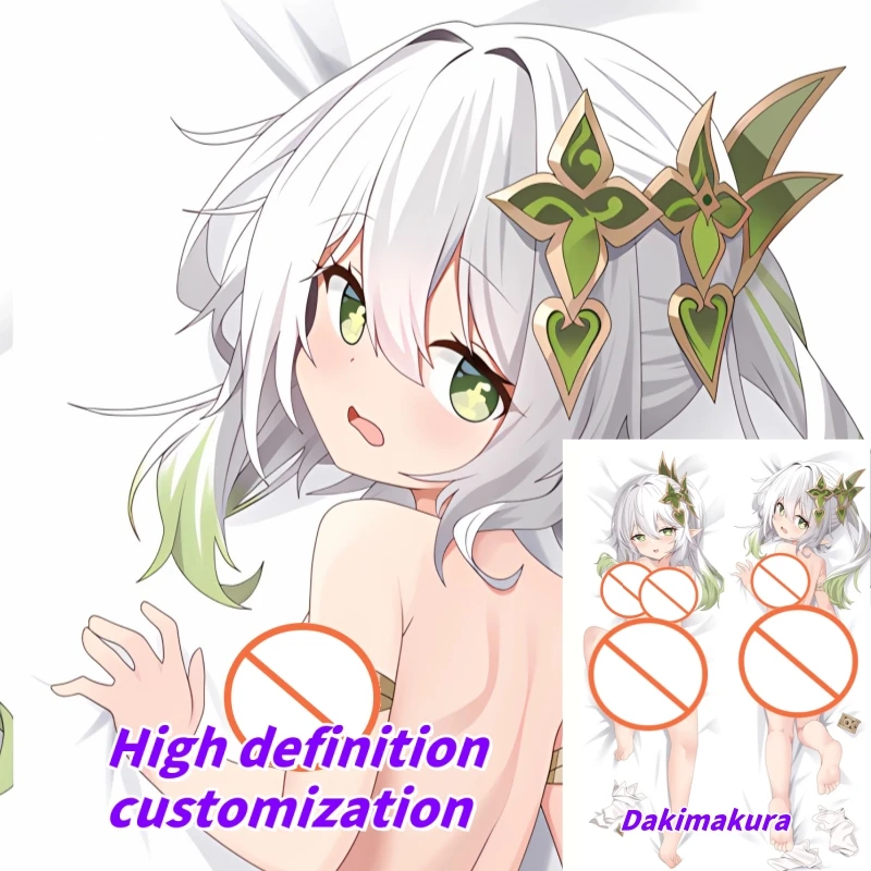 

Dakimakura Anime Pillow Case Genshin Impact Nahida Double-sided Print Of Life-size Body Pillowcase Gifts