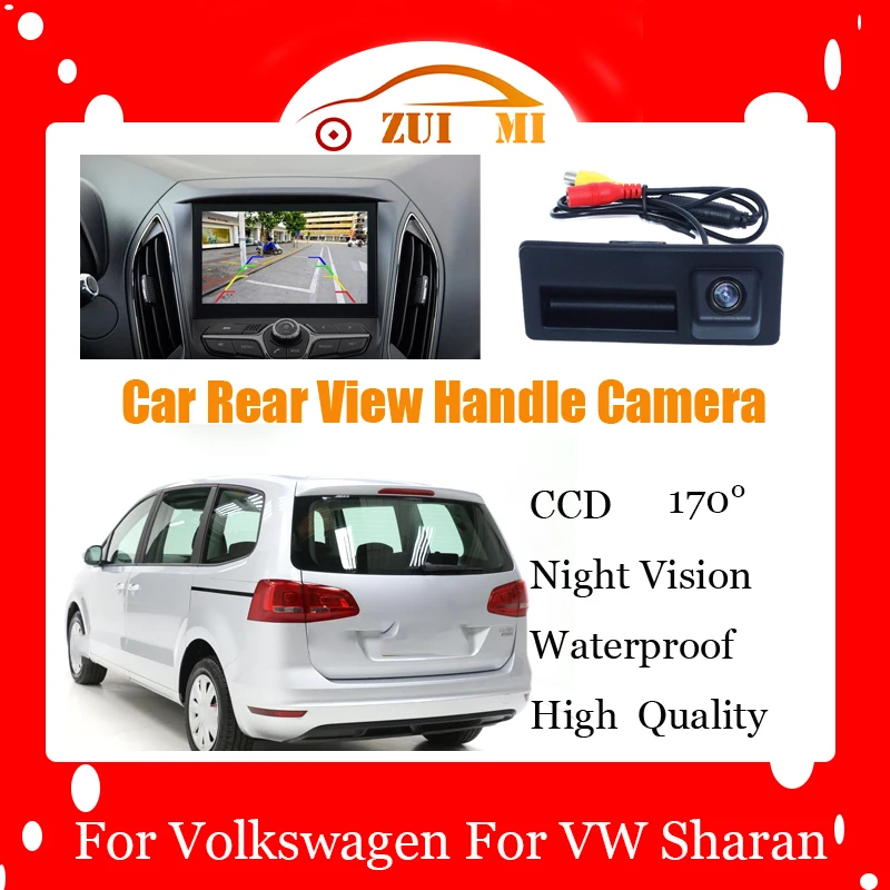 

Car Reverse Rear View Camera For Volkswagen For VW Sharan 2009~2014 Waterproof CCD Full HD Night Vision Backup Parking Camera