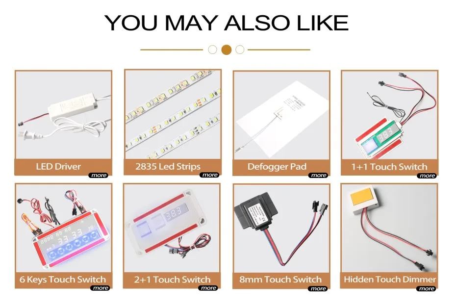 DC5V 12V LED COB Lichtstreifen mit Selbstklebender Rückseite, 320 LEDs, Flexibler COB LED-Lichtstreifen für Küche und Weinschrank – Detail 12