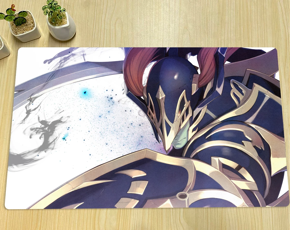 YuGiOh Black Luster Soldier TCG Mat CCG Playmat Board Game Mat Trading Card Game Mat Anime Mouse Pad Rubber Deak Pad Free Bag